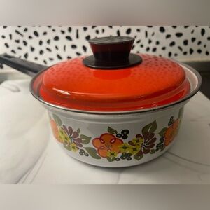 Retro Austria Email Enamel Pot